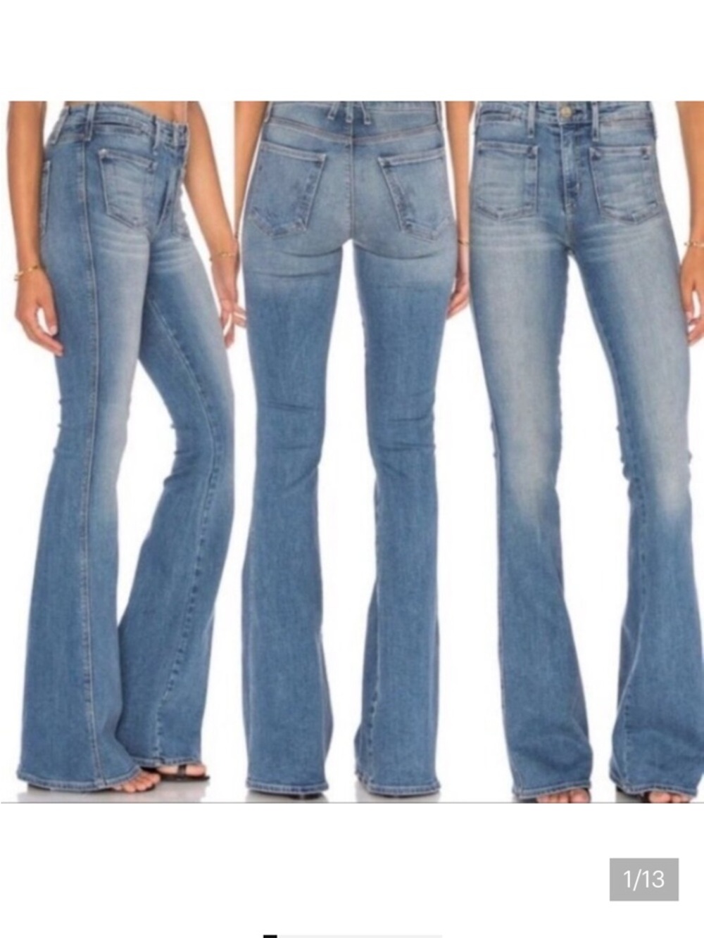 McQuire Patch Pocket Flared Jeans 30